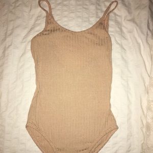 Urban Outfitters Cream Bodysuit